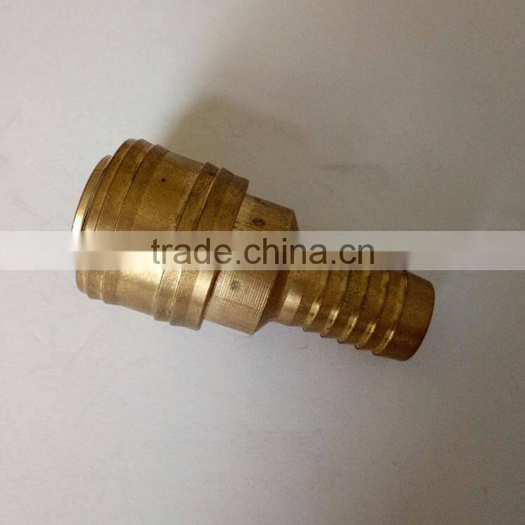 German type hose barb Steel Needle Lock coupler,garden hose brass joint