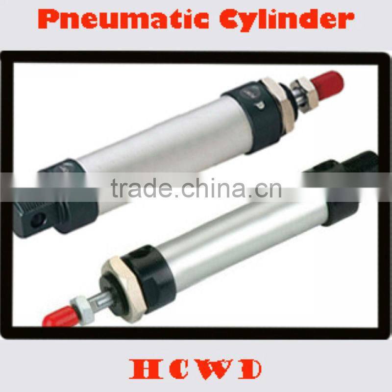Pneumatic Cylinder With Magnet Ring With Buffer With Mounting Bracket