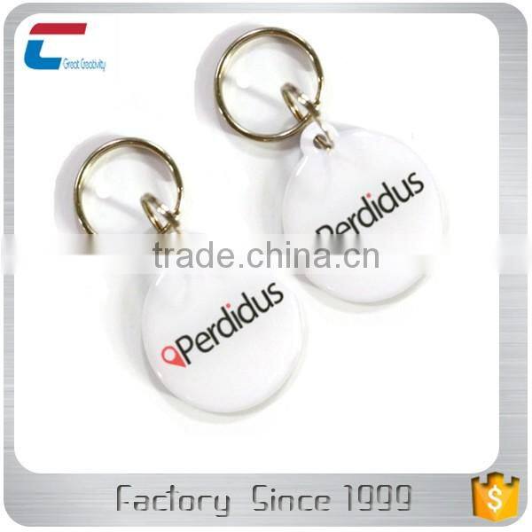 Waterproof Epoxy Smart Keyfob Tag NFC Mini Keychain With NTAG 213 / 215 / 216