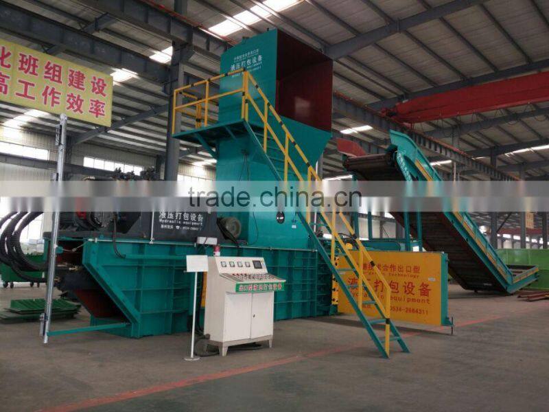 Horizontal Hydraulic Waste Paper baler Machine Waste Cardboard Baler Machine