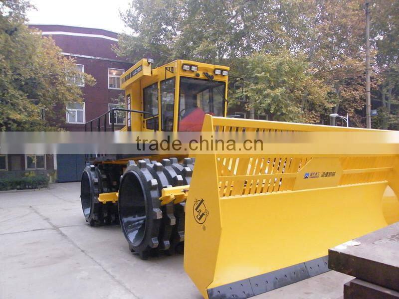 Large 33ton hydraulic landfills refuse compactor with electronic-controlled diesel engines