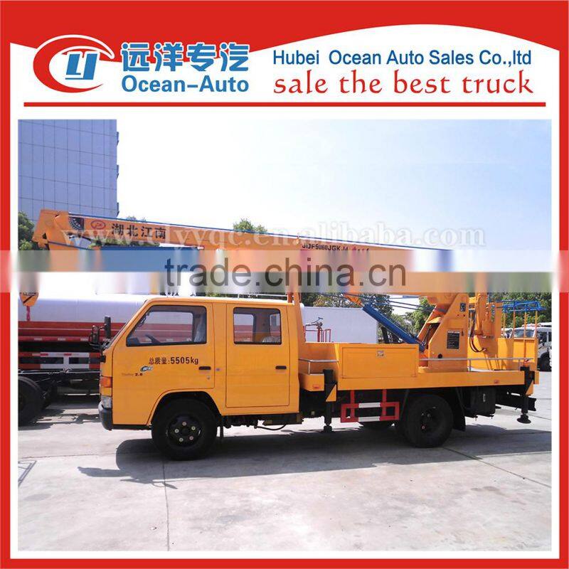 Chinese famous chassis brand aerial working vehicle price for sale