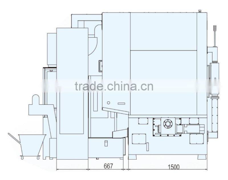 Economical and High Efficiency CNC Gear Hobbing Machine