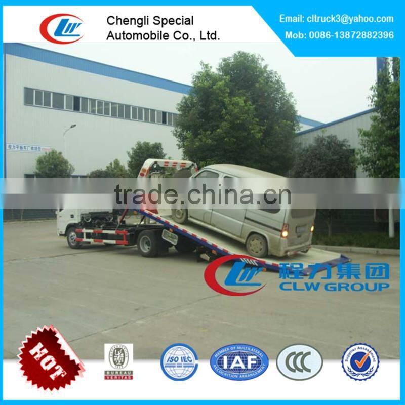 JAC slide flat bed recovery truck