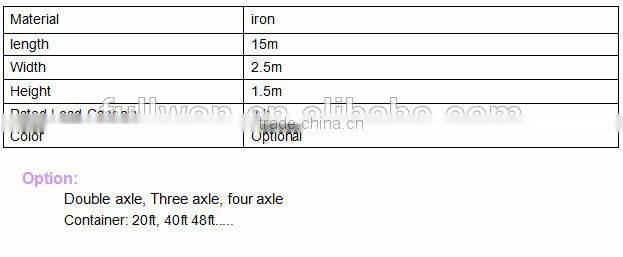 LOW PRICE FLATBED SEMI TRAILER