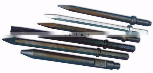 Drill rod for air pick hammer and hand hold rock drill