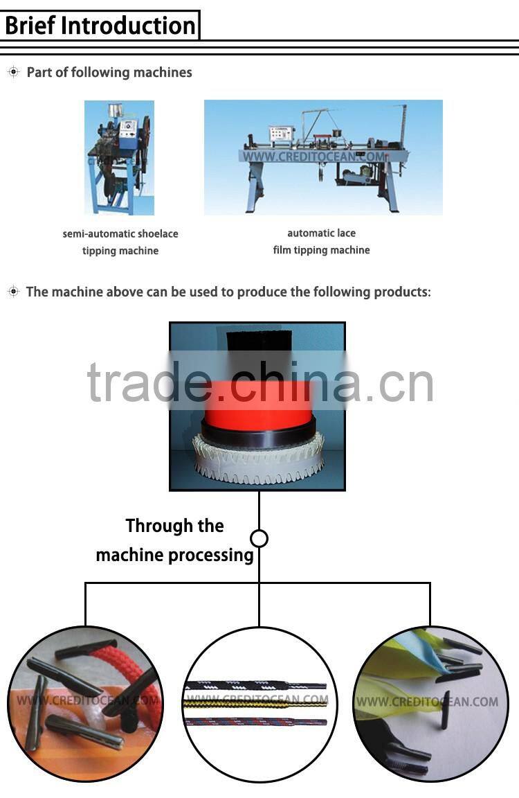 knife mould for lace tipping machine