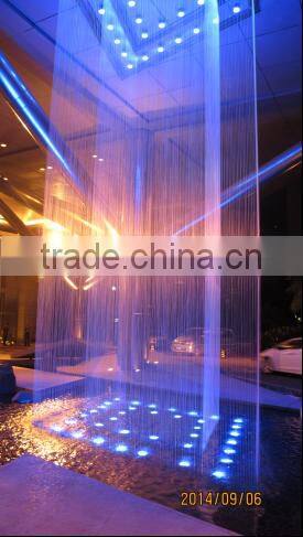 2016 colorful water curtain,waterfall curtain fountain