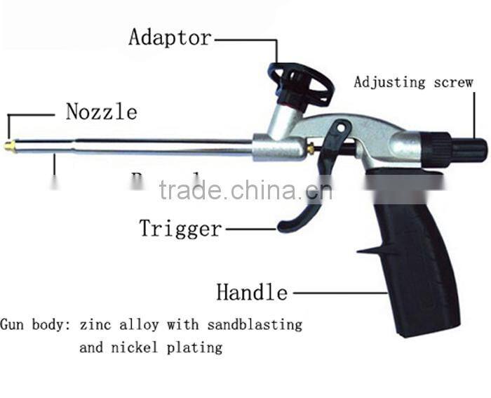 hot professional metal and PP foam gun