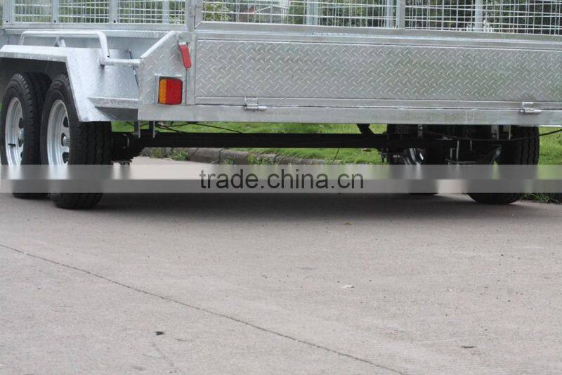 Hot selling weled tandem cage trailer 10x6/12x6