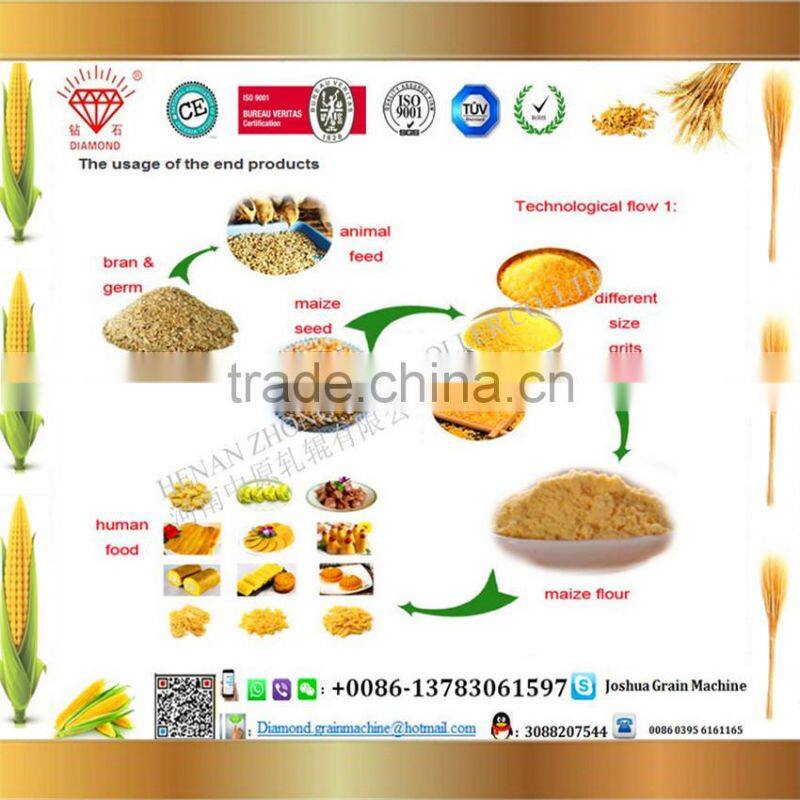 China supplier corn degerminator peeling machine corn drying machine corn maize grin grinding machine corn grinding mill machine