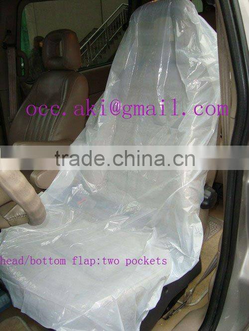 White Auto Seat Covers(two pocket)
