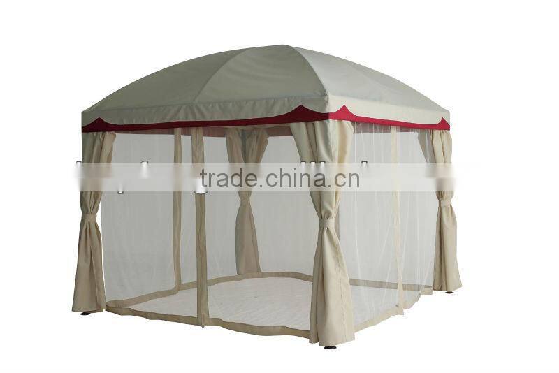 3x3m round metal gazebo(outdoor metal gazebo,metal frame gazebo)