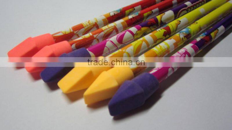 100 % Nature Black wooden Crystal Pencil