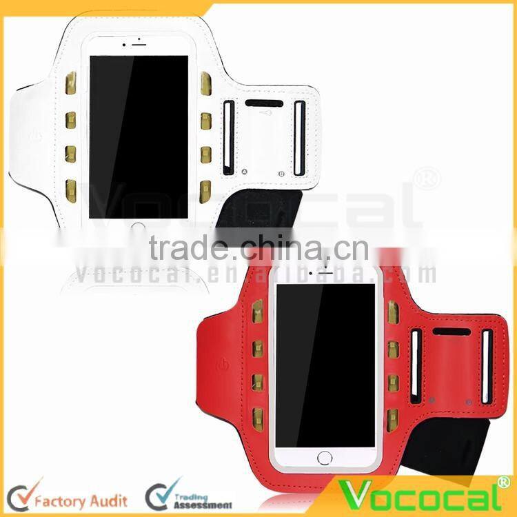 Sport Running Cycling Jogging Armband Arm Band Case Cover Skin with Key Holder and LED Light for iPhone 6 Plus / 6S Plus 5.5 Inc