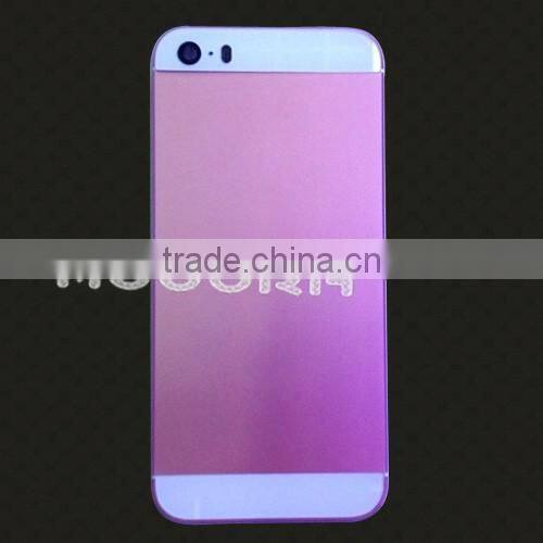 For iphone 5 colored housing, luxury case cover replacement,replacement housing