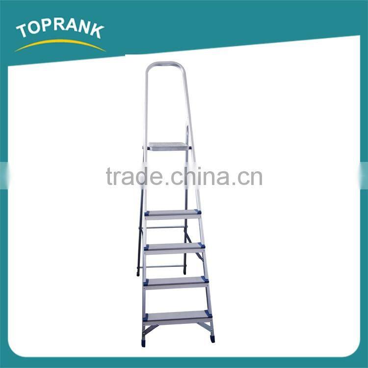 Lightweight Folding Aluminium Step Domestic Ladder With 6 Steps