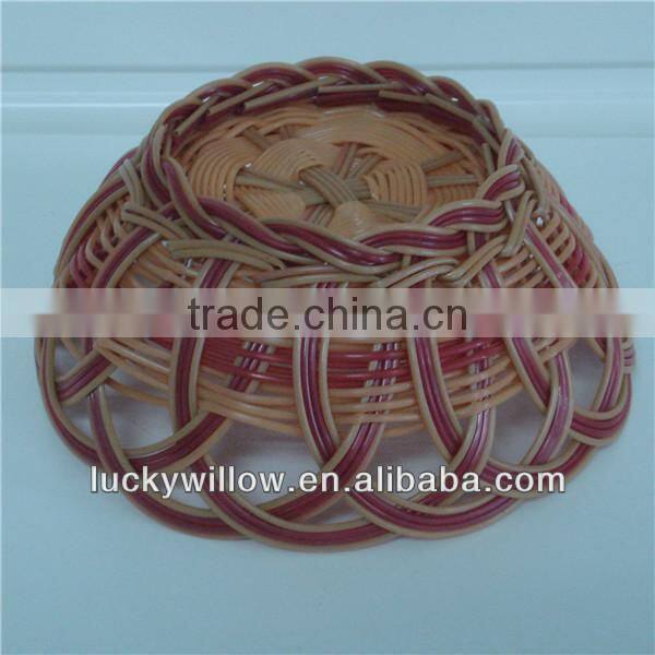 factory recycled plastic woven fruit basket