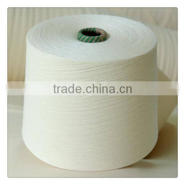 100% Combed Cotton Yarn Raw white 40s/2 price in high quality