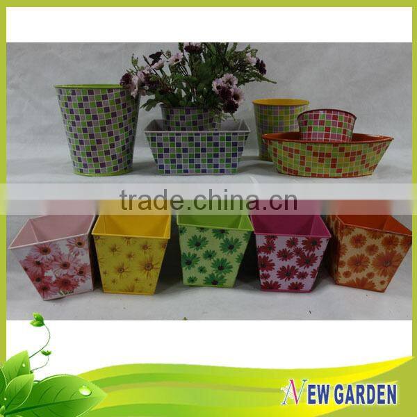 Alibaba China Supplier sticker and metal flower pot stands designs