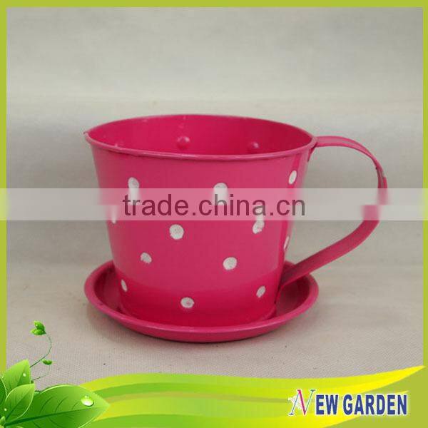 Attractive Lovely windowsill decor bright color flower pot