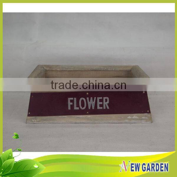 Wooden Decoration basket, Gardeing Colorful Wood Easter Basket