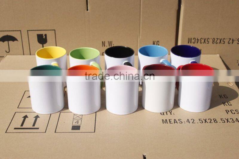 factory offer ceramic sublimation coffee mugs with customer photo