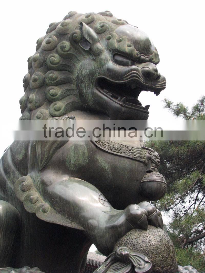 High quality cheap foo dog garden statue