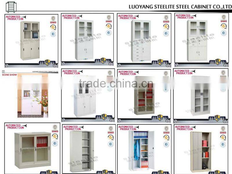 Simple design in book shelf cabinet Bookcase with glass door models