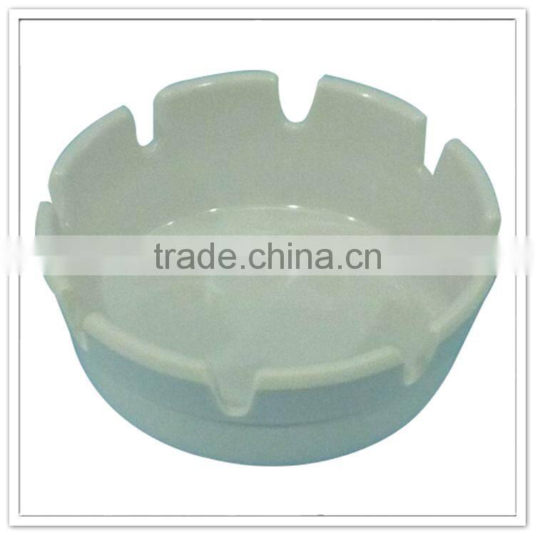 China buy bulk cheap melamine ashtrays, plastic 8 holes white ashtrays