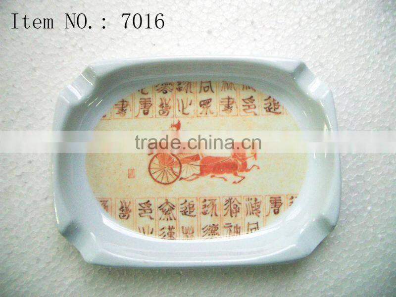 Meneed white melamine custom similarly cermic cigar ashtray