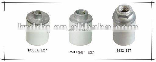 e27 edison screw porcelain lamp holder types