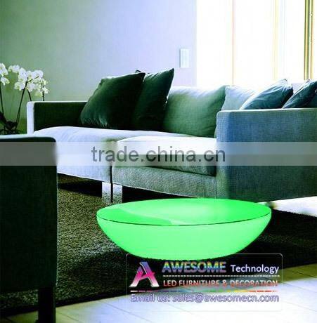 plastic luxury led lit centre table casino table