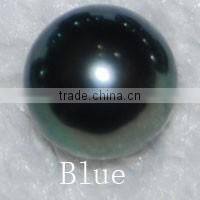 high quality AAA 9-10mm blue round tahitian loose pearls
