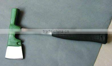 Hatchet type hammer with steel handle
