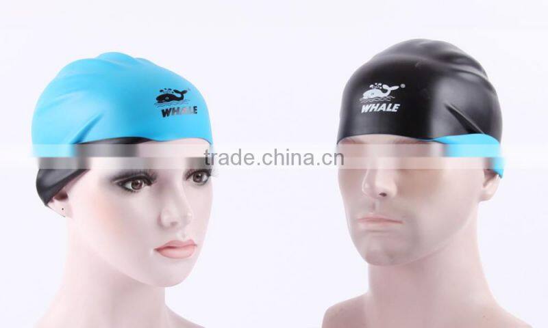 Printed Personalized Logo Silicone Swimming Cap water polo cap swimming cap (CAP-1800)
