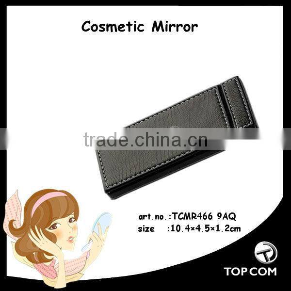 black cosmetic makeup mirror, pocket mirror wholesale