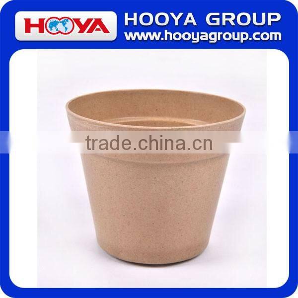 Assorted Colors Bamboo Biodegradable Bamboo Fiber Tapered Square Mini Planters Garden Flower Pots Plant Pot