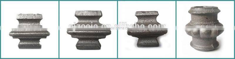 cast iron baluster collars,square base