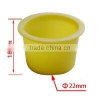 Plastic Tattoo Ink Cup Yellow Colors
