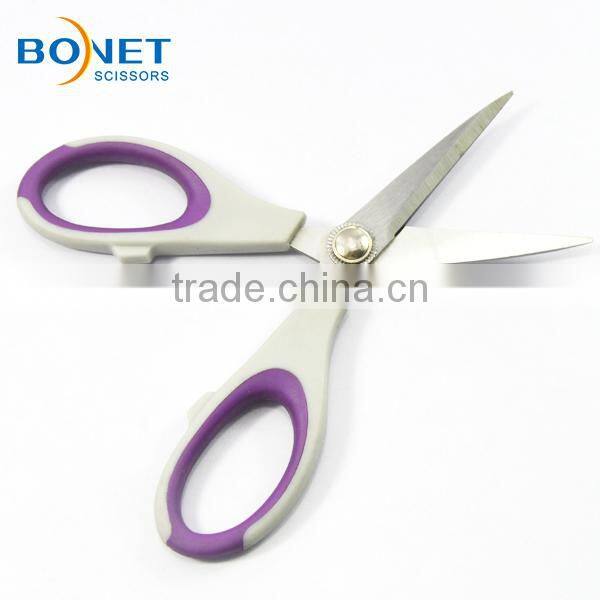 SHO0018-23 CE Certificated PP+TPR various kinds plastic household scissor set
