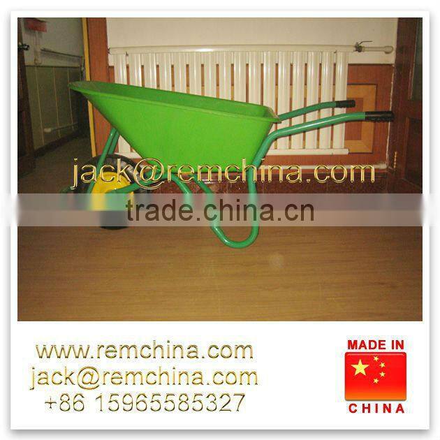 big plastic heavy duty green wheelbarrow WB5009S 85L