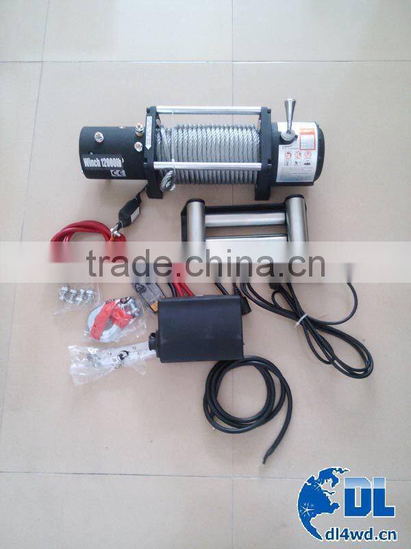 Whoelsale price winch 4x4 12v electric winch 12000lbs