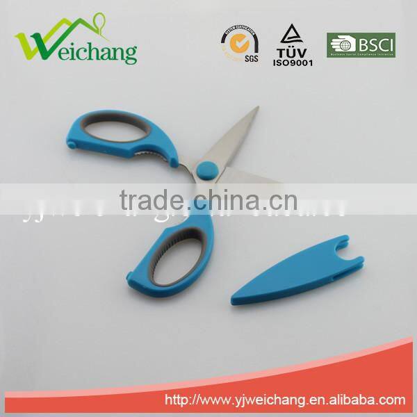 WCTS618 Hot Sale Multifunction Stainless Steel Multifunction Stainless Steel Kitchen Scissors