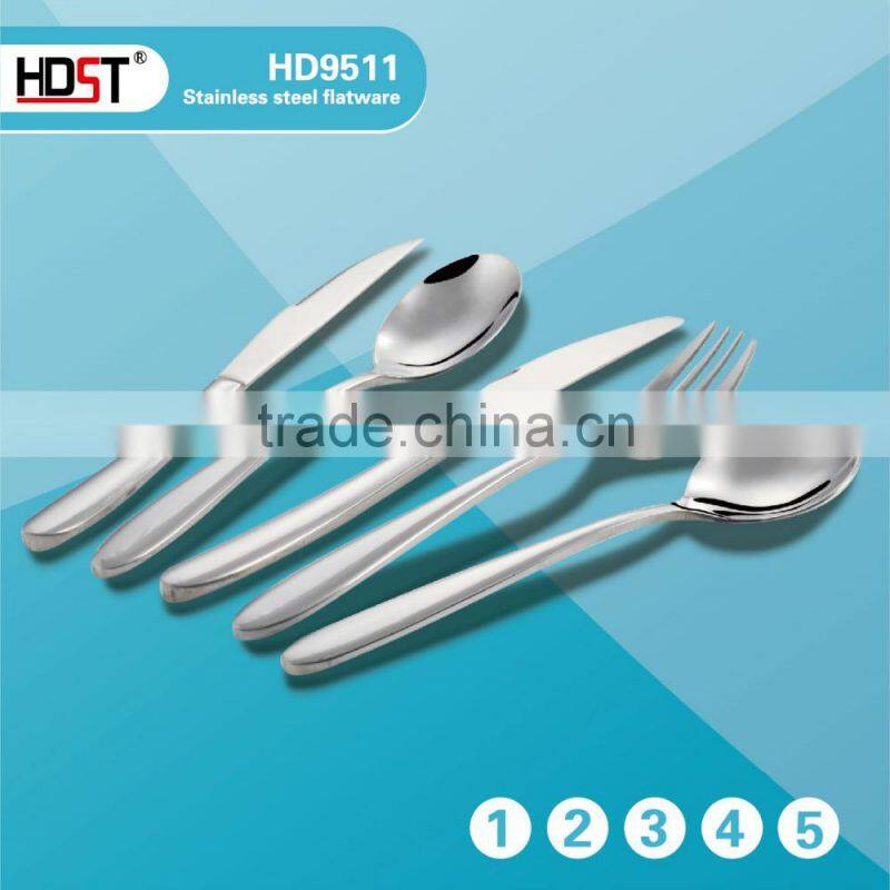 fashion gift cutlery set ;food promotion flatware;delicate stainless steel cutlery set