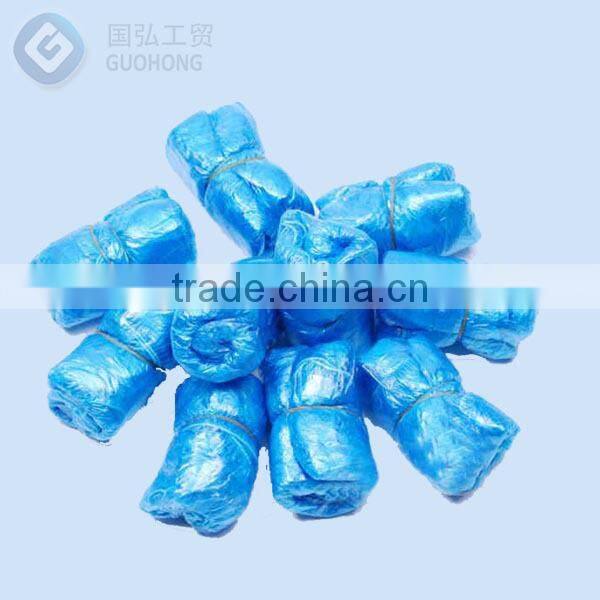 Disposable blue cpe Shoe Cover