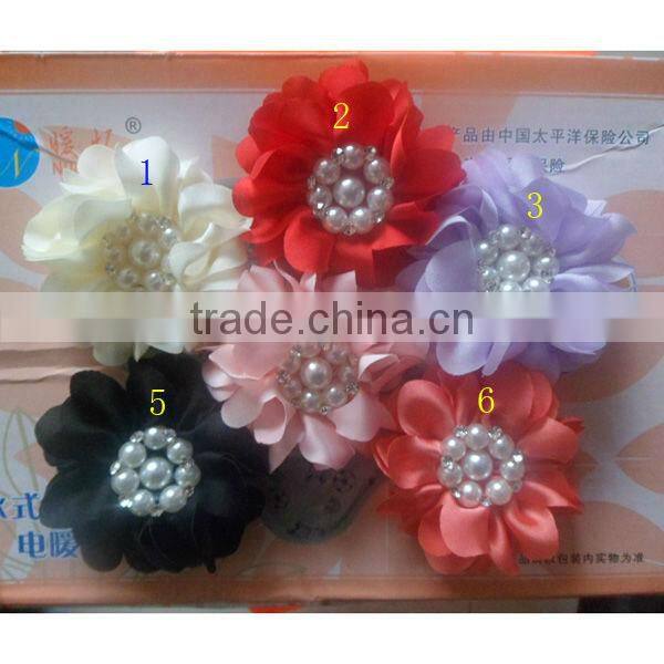 CF0452 2913 High quality wholesale girl bead flower applique for clothing