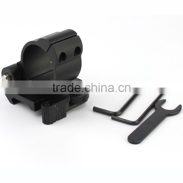 Full degree foldable ring with quick release mount combo