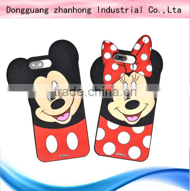 Phone protector: 3D animal shape silicone gel phone cases