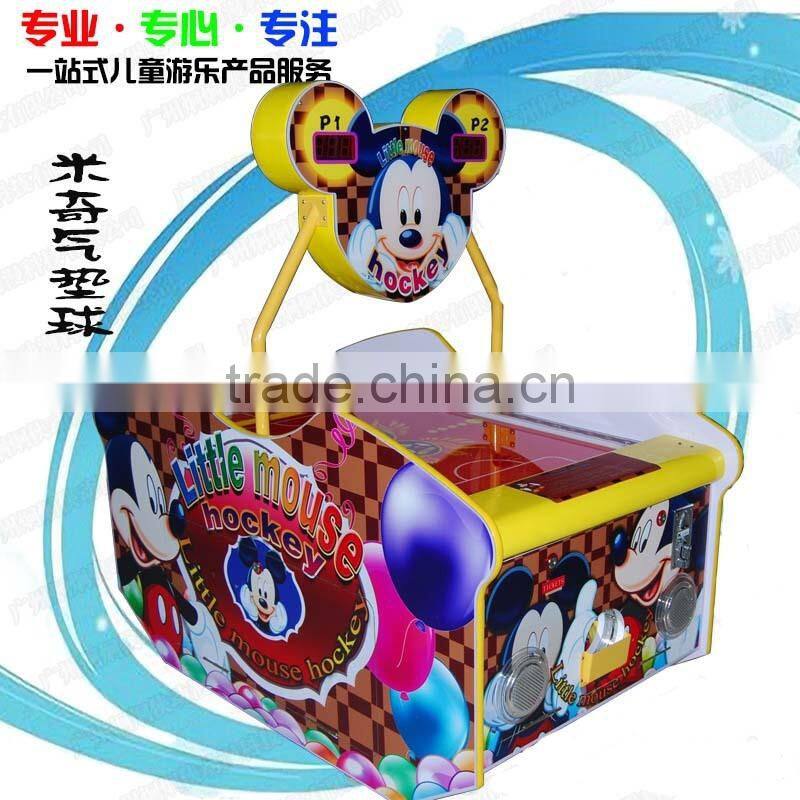 Funny kids airhockey games machines/DF-L210 colorful MINI mouse hockey games